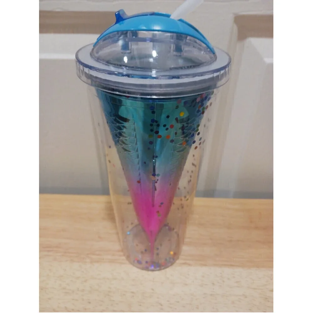 Mermaid Tumbler Blue To Pink